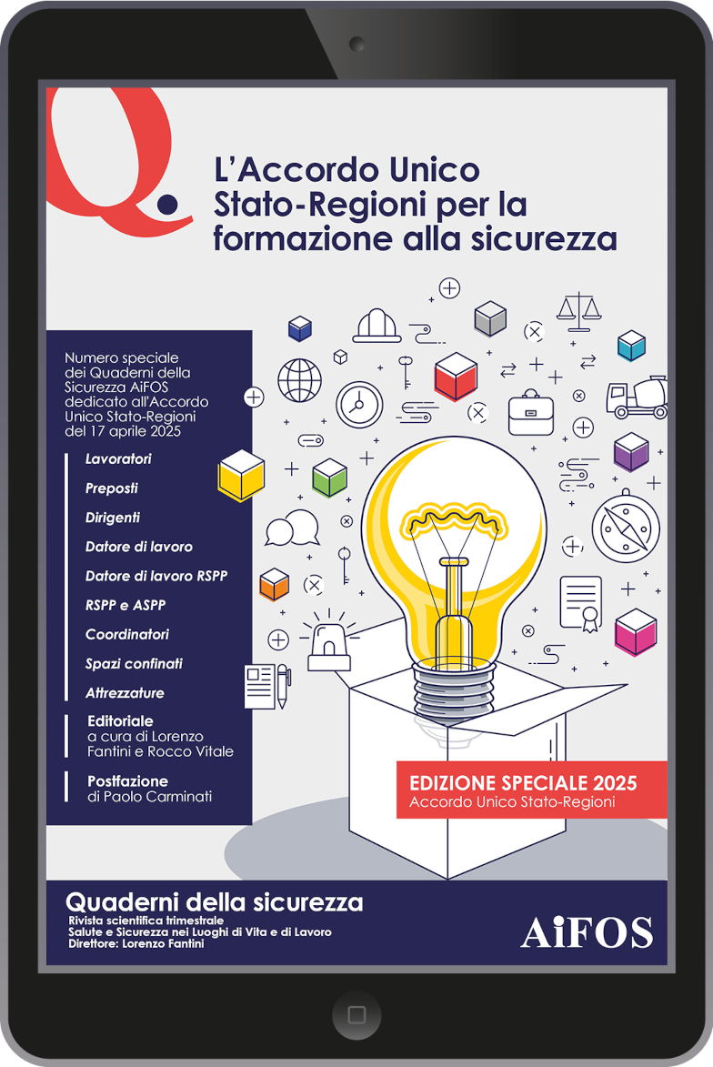L’Accordo Unico Stato-Regioni per la formazione alla sicurezza